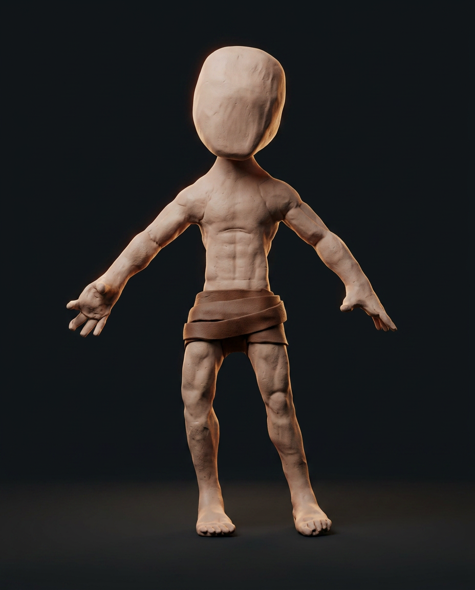 Stop-Motion character render