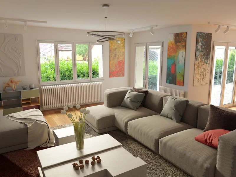 Contemporary Living Room artwork